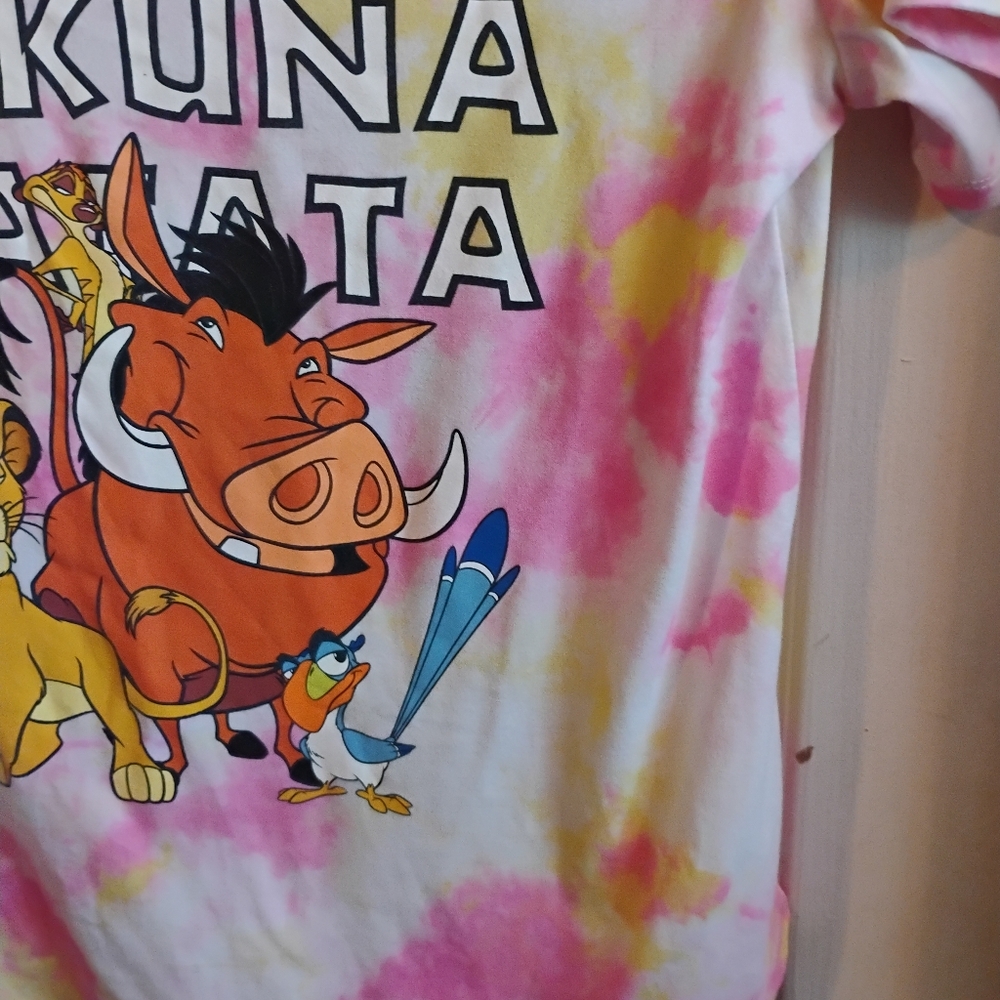 Lion King Hakuna Matata Tie-Dye T-Shirt - Picture 6 of 9